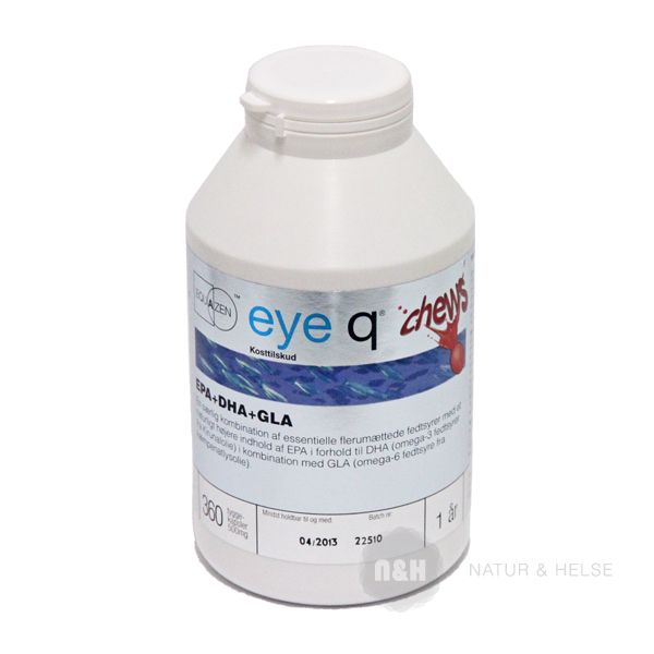 Eye Q Chews tyggekapsler med jordb�rsmag 360 stk.
